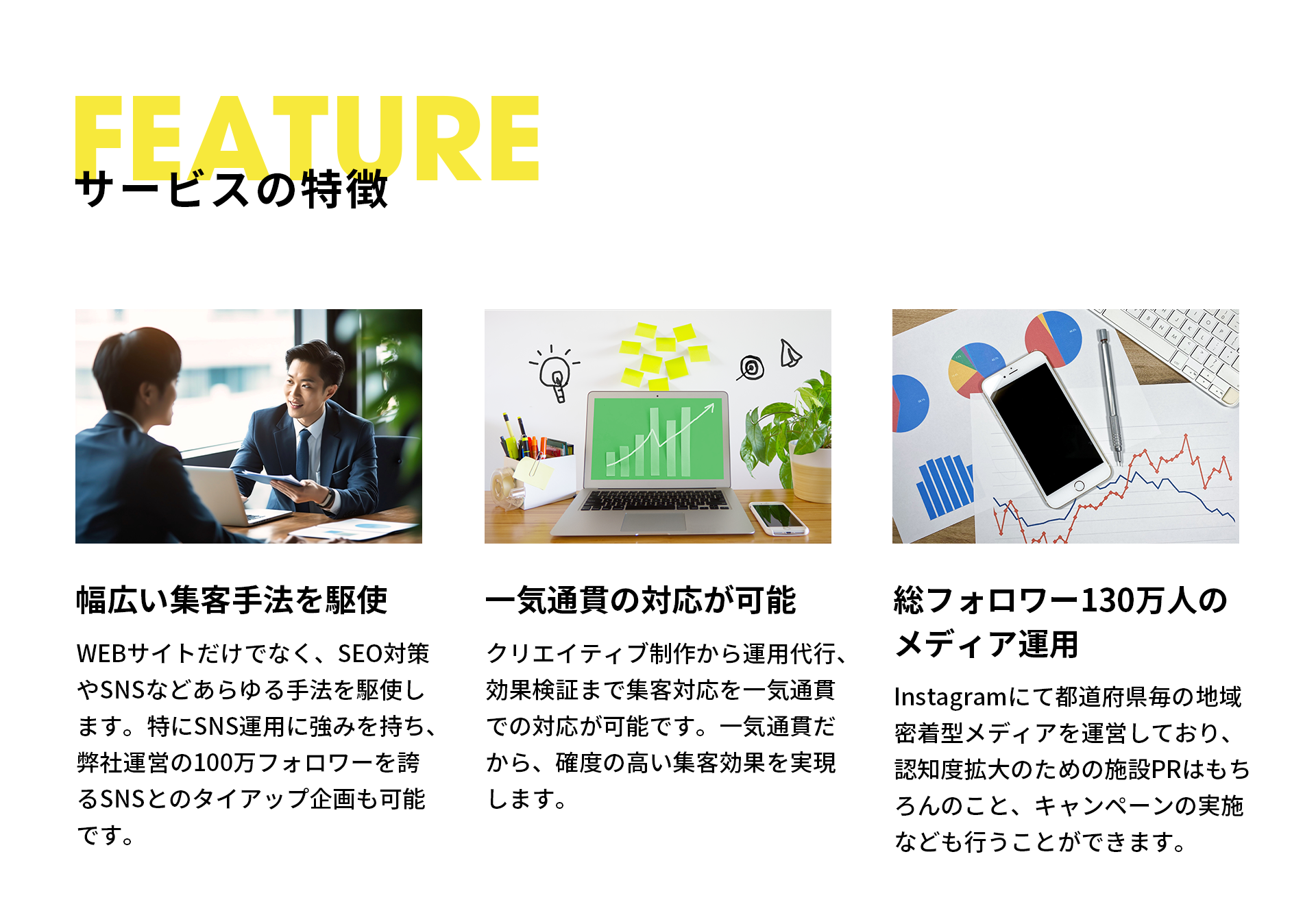 サービスの特徴