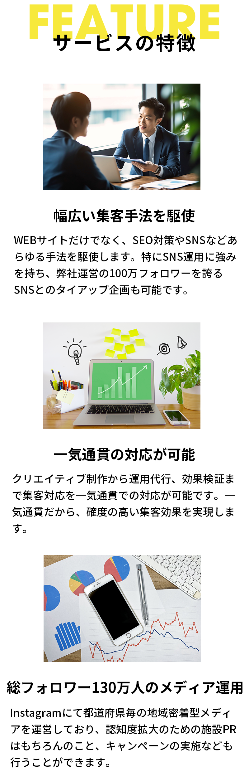 サービスの特徴