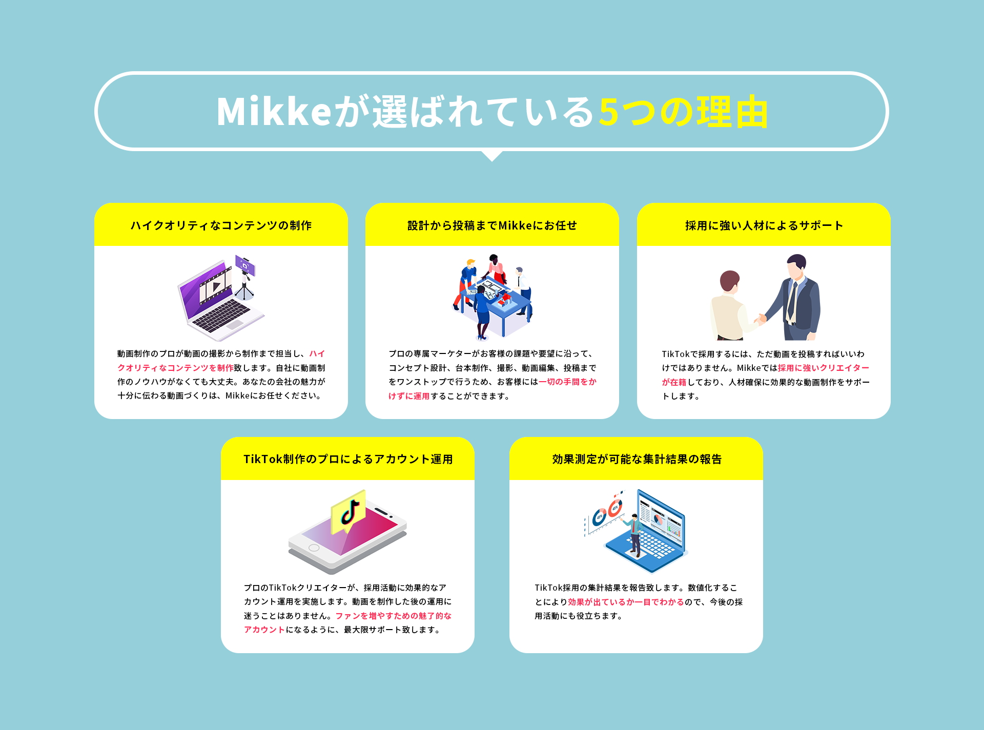 選ばれる理由